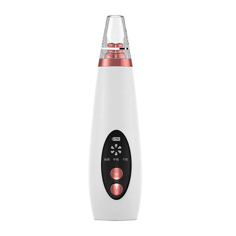 Facial LED light beauty instrument made of ABS, 165x45x46mm, USB rechargeable with 750mAh battery.