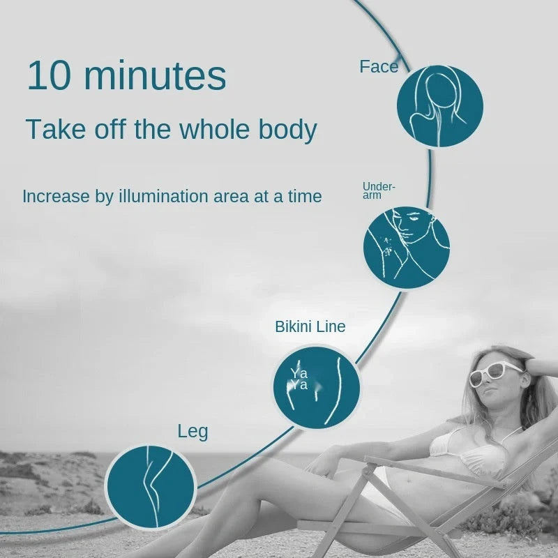 Home Hold Mini Hair Epilator IPL System for permanent hair removal