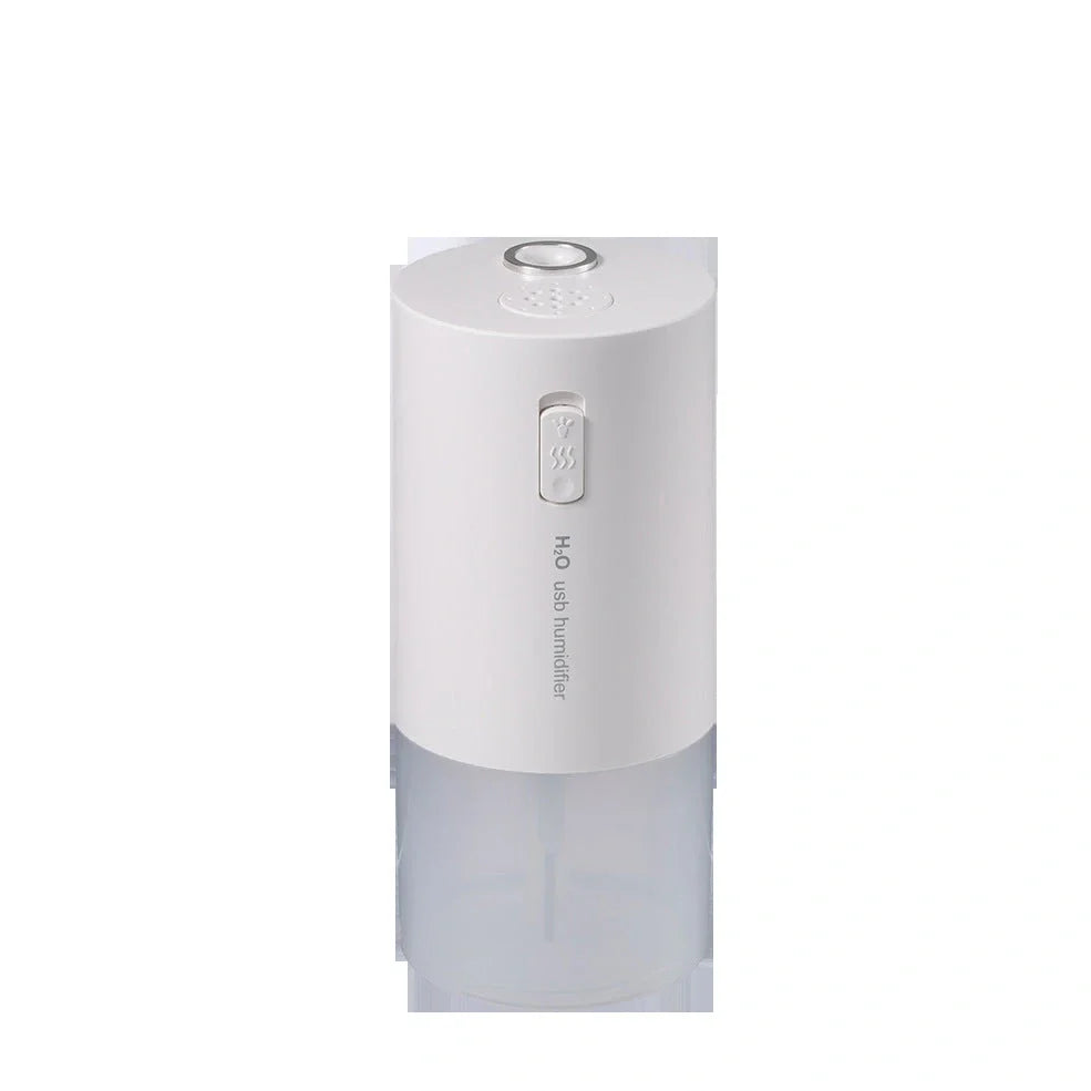 Blue columnar USB desktop humidifier with 1-litre tank and quiet 36dB operation
