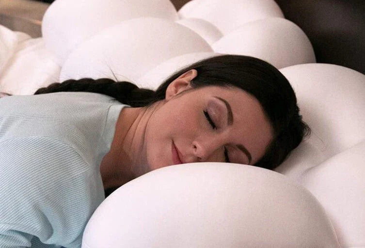 Ergonomic memory foam butterfly pillow for side sleepers, providing neck and shoulder support for a restful night's sleep