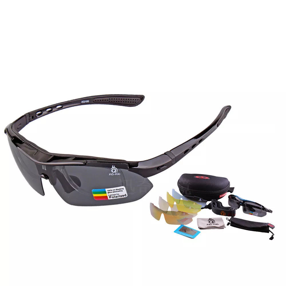 Men's outdoor polarized sunglasses for bicycle riding in customizable colors