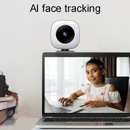 2K Auto Focus Web Camera with built-in beauty light for PC laptop