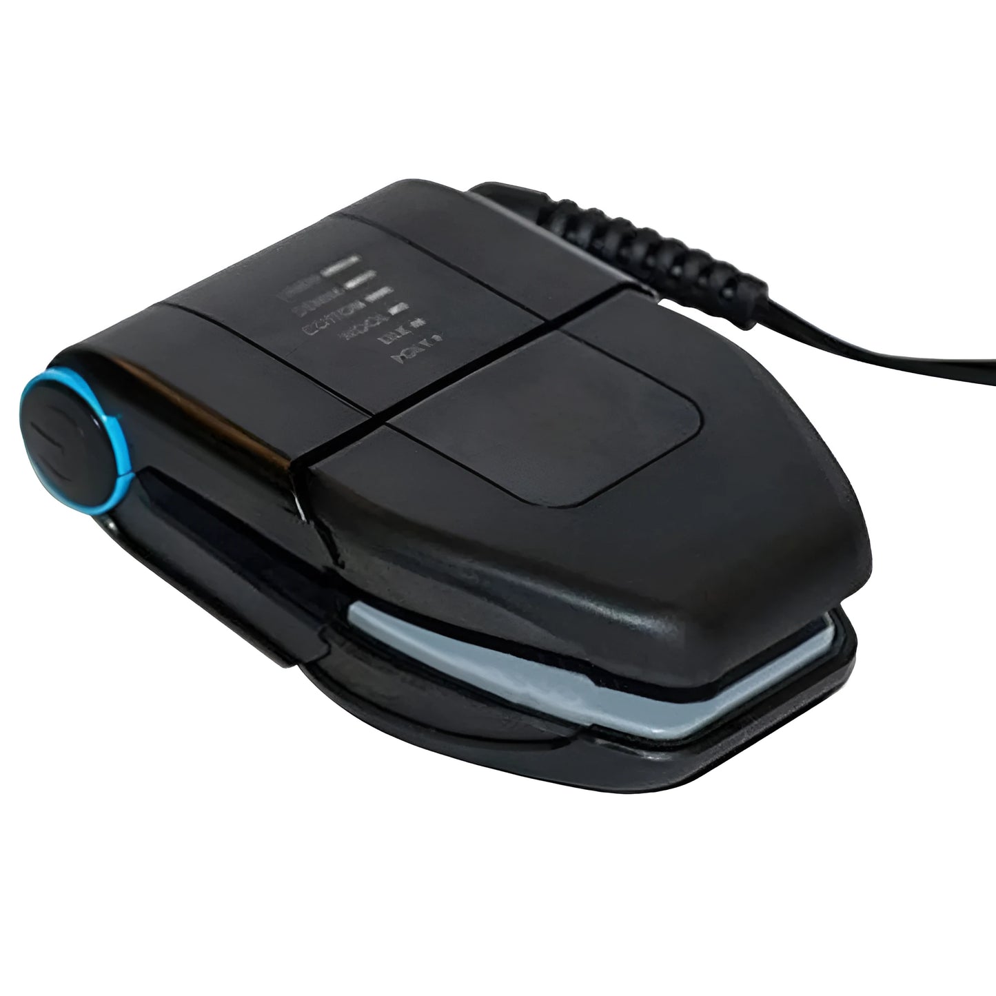 Portable folding electric iron with dual temperature controls for travel garment care