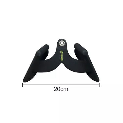 Steel fitness training pole with plastic coated grip for rowing and low pull exercises