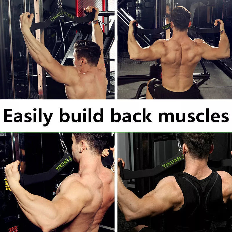 Steel fitness training pole with plastic coated grip for rowing and low pull exercises