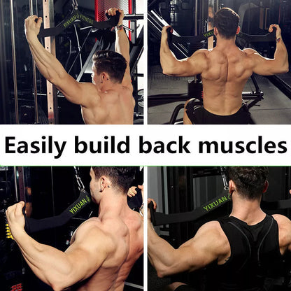 Steel fitness training pole with plastic coated grip for rowing and low pull exercises