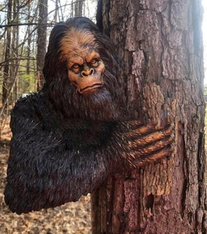 Bigfoot 3D Resin Tree Decoration for outdoor and indoor use, 20x20x10cm
