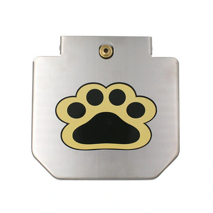 Stainless steel pet water dispenser with paw-activated mechanism