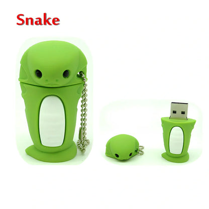 Zodiac animal USB flash drive with Year of the Ox design showing brown colour option