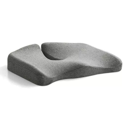 Memory foam seat cushion with non-slip bottom for office and car use