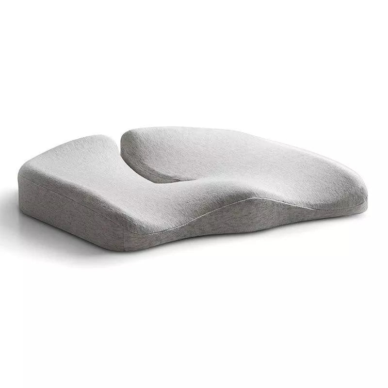 Memory foam seat cushion with non-slip bottom for office and car use