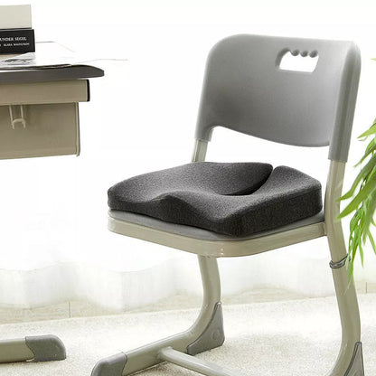 Memory foam seat cushion with non-slip bottom for office and car use