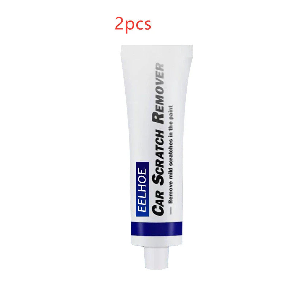 A car polish cream product that effectively removes light scratches and restores the vehicle's original shine