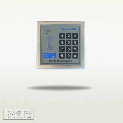 Secure access control system with keypad, RFID cards, and metal housing for home and office security