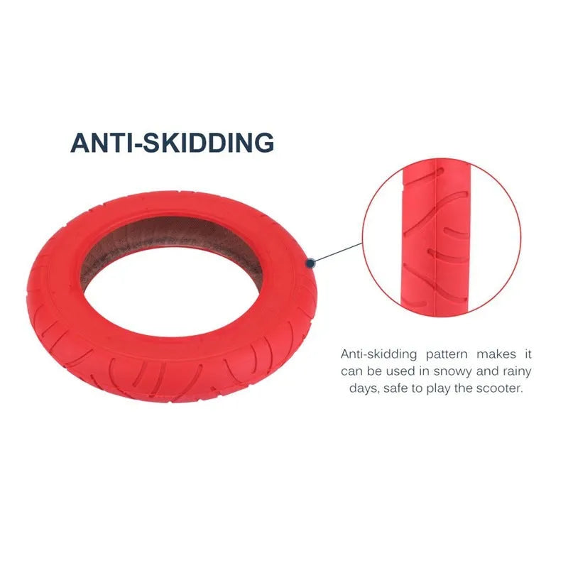 Red pneumatic tyre for Xiaomi electric scooter, single replacement part for M365 models