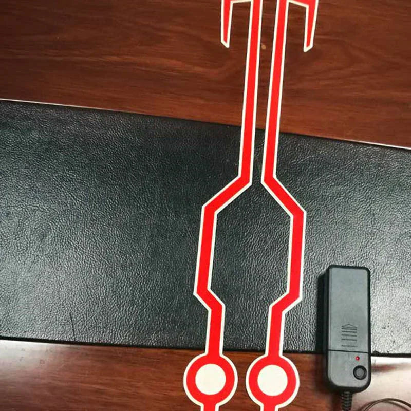 Motorcycle helmet safety lights with flashing turn signals for improved visibility and rider safety