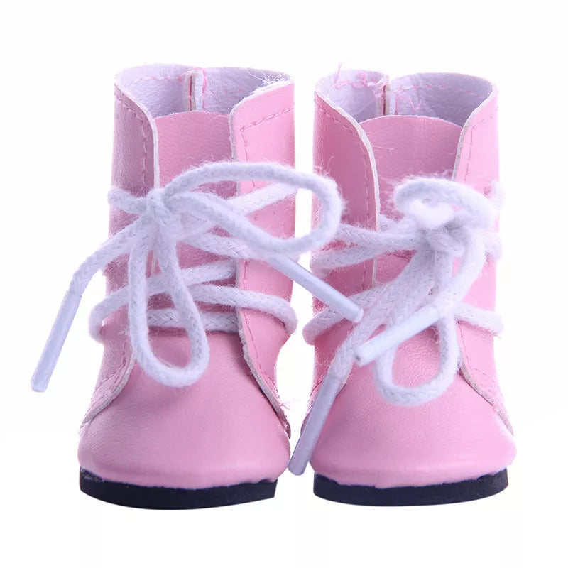American Girl Doll Shoes Cloth Boots for children aged 3-6