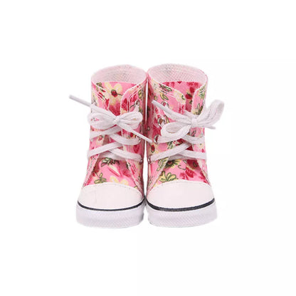 American Girl Doll Shoes Cloth Boots for children aged 3-6