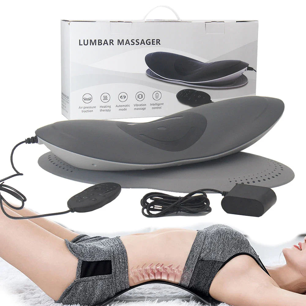 Luxury Waist Relaxation Massager with Airbag Stretching, Soothing Heat, and Vibration Massage Functions