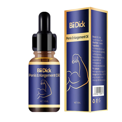 Men's private massage essential oil in 83mm cylindrical packaging with 44.6g concentrated formula