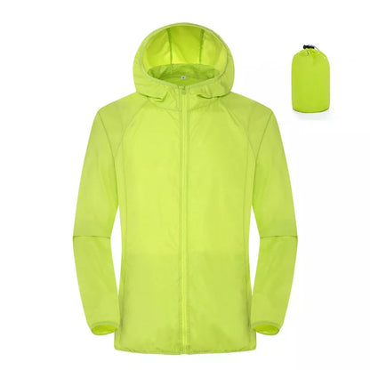 Women's lightweight waterproof windbreaker for summer sun protection