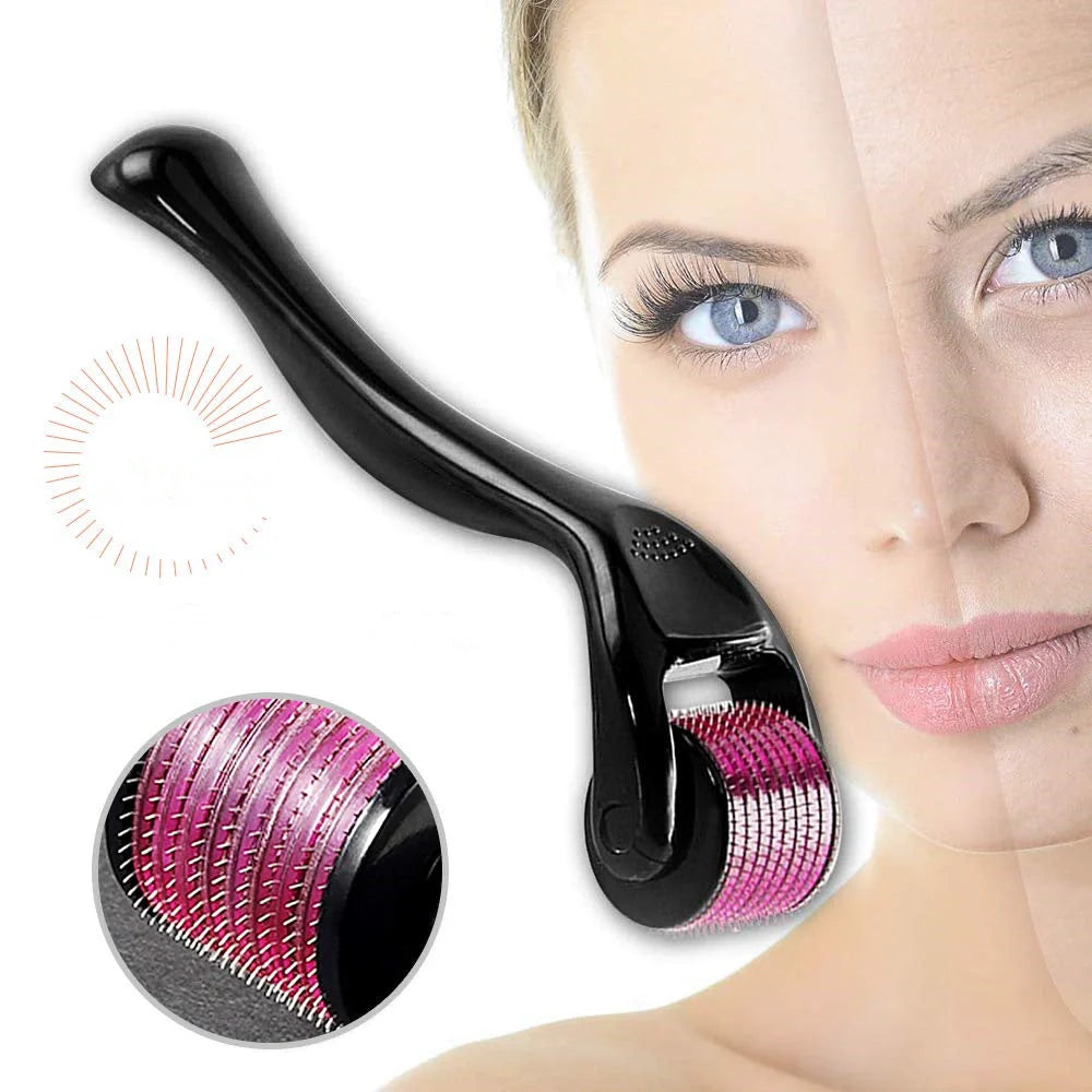 Microneedle Roller with SUS304 medical steel needles for skin rejuvenation