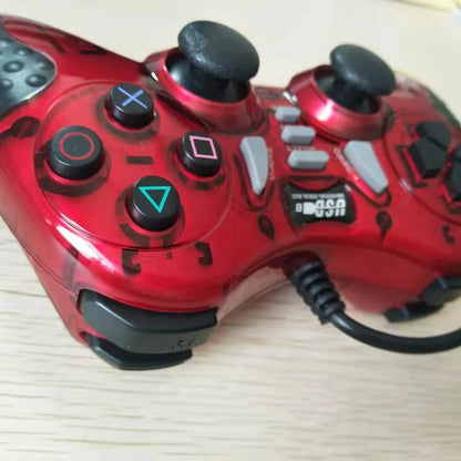 Red ABS plastic universal USB gamepad controller for PC, Android, XBOX360, STB, and PS3.