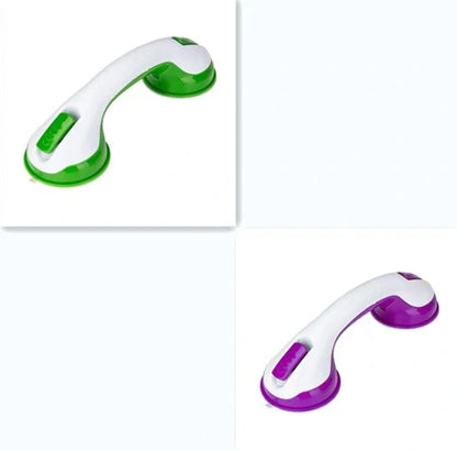 ABS Plastic Suction Cup Bathroom Handrail in various colors for enhanced safety