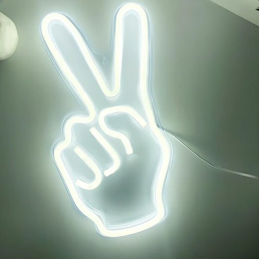 36.5cm wide LED neon light backboard with transparent design and decorative illumination