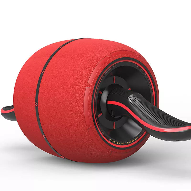 Home Abdomen Recuperation and Fitness Wheel in black and red for core strengthening