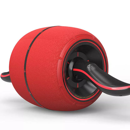 Home Abdomen Recuperation and Fitness Wheel in black and red for core strengthening