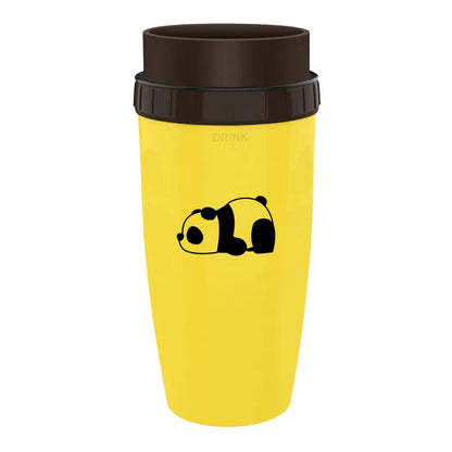 300ml insulated travel cup with cartoon design and twist-top silicone seal