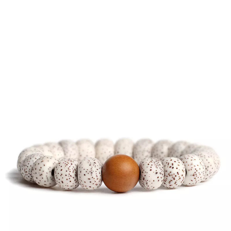 Bodhi Seed Root Bracelet with national style patterns for couples