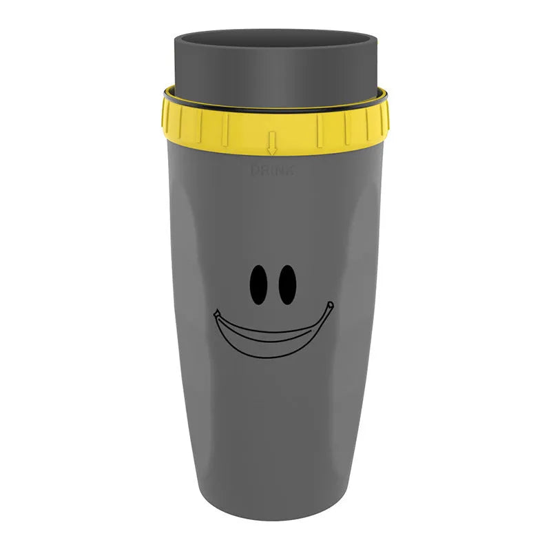 300ml insulated travel cup with cartoon design and twist-top silicone seal