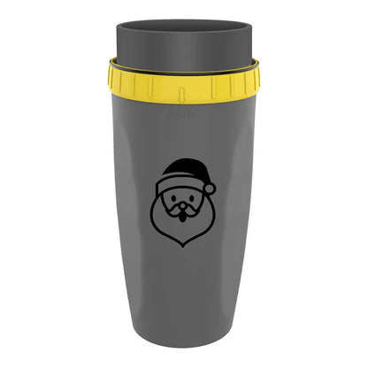 300ml insulated travel cup with cartoon design and twist-top silicone seal