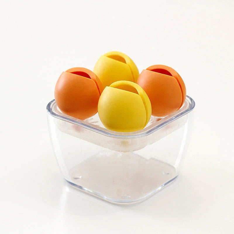 Stylish lipstick organizer box with unique flower petal design, made from durable ABS plastic and TPE silicone materials