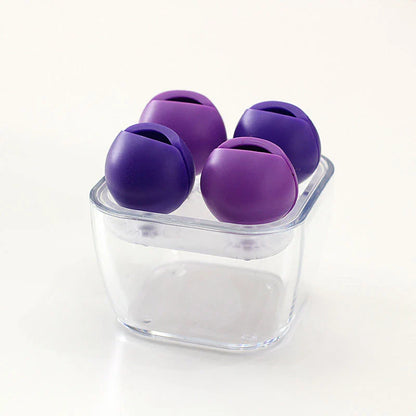Stylish lipstick organizer box with unique flower petal design, made from durable ABS plastic and TPE silicone materials
