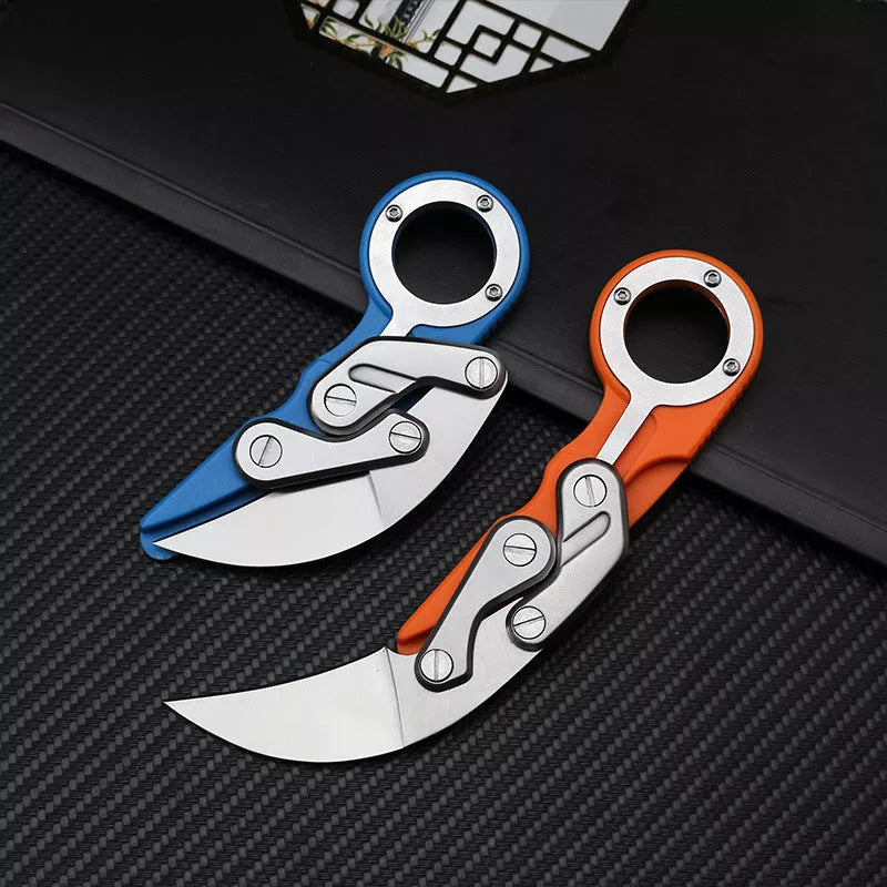 Mechanical Claw Knife for outdoor adventures with high hardness and ergonomic design