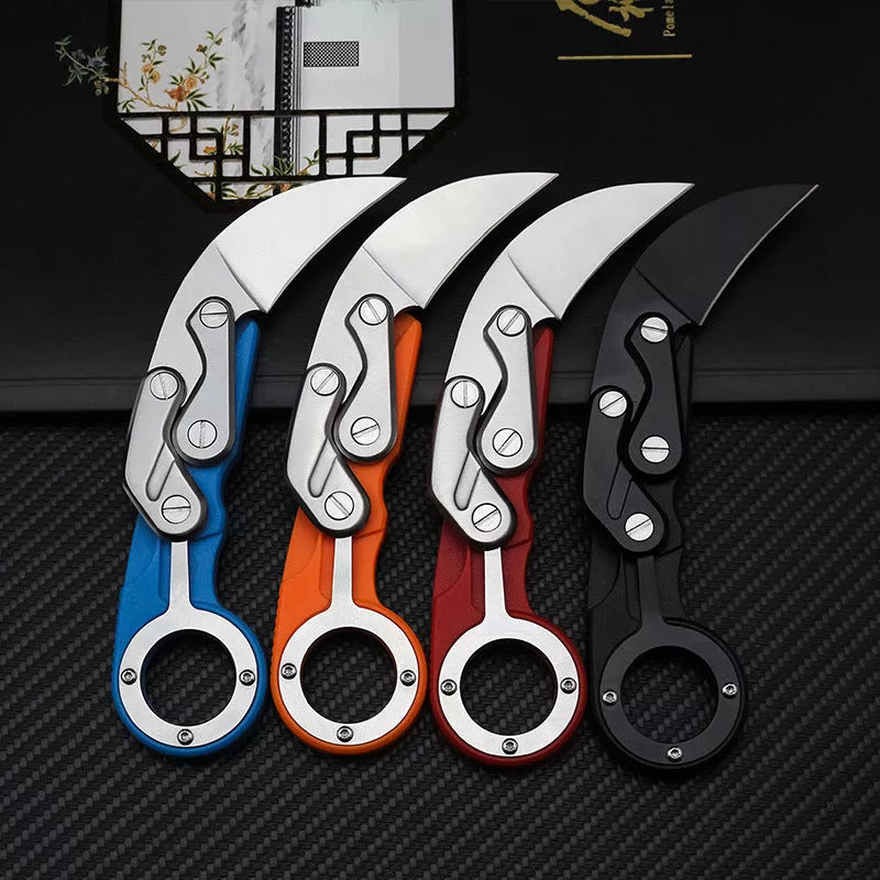 Mechanical Claw Knife for outdoor adventures with high hardness and ergonomic design