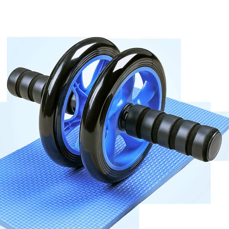 Silent Abdominal Muscle Wheel for core training with kneeling pad