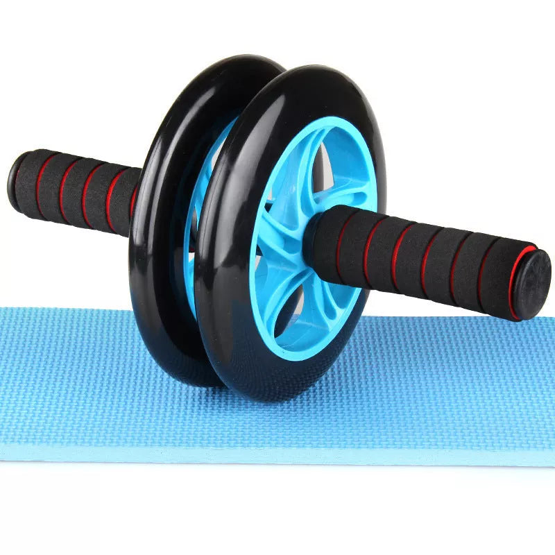 Silent Abdominal Muscle Wheel for core training with kneeling pad