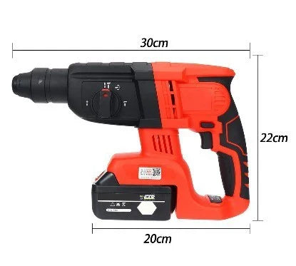 Powerful 3-in-1 brushless cordless impact drill with lithium-ion battery for home improvement projects