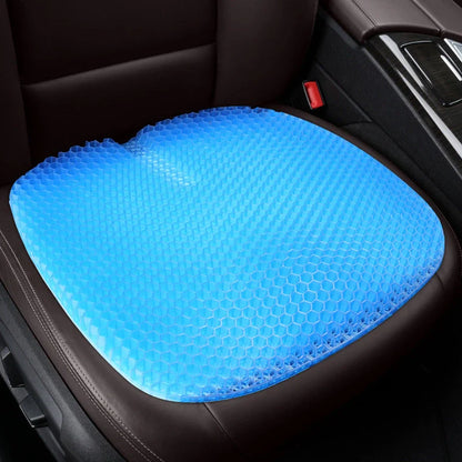 Breathable Honeycomb Car Seat Cushion with TPE Gel for enhanced comfort and support