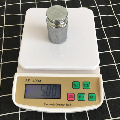 SF-400A electronic kitchen scale with digital display showing weight measurement