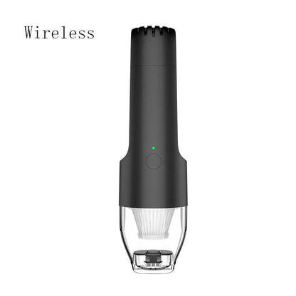 Compact hand-held vacuum cleaner with powerful suction for home and car cleaning