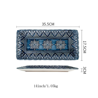 Baroque ceramic bowl with raised petal pattern, porcelain construction, round shape measuring 15-20cm diameter