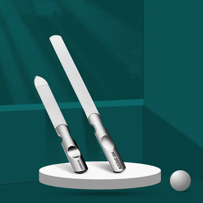 Premium stainless steel nail files with dual-sided design for shaping and polishing nails
