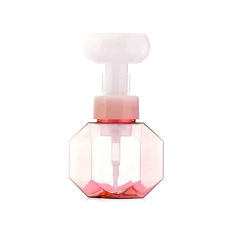 Empty non-woven fabric foam bottle for DIY crafts in blue, green, pink, and yellow colour options.
