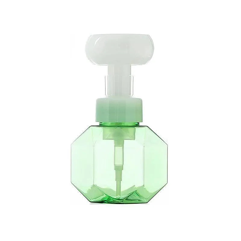 Empty non-woven fabric foam bottle for DIY crafts in blue, green, pink, and yellow colour options.