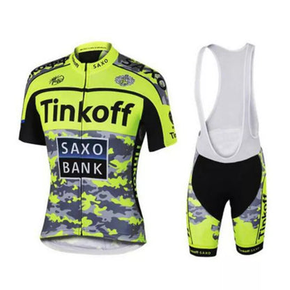 Breathable men's cycling suit in various colors for summer sports